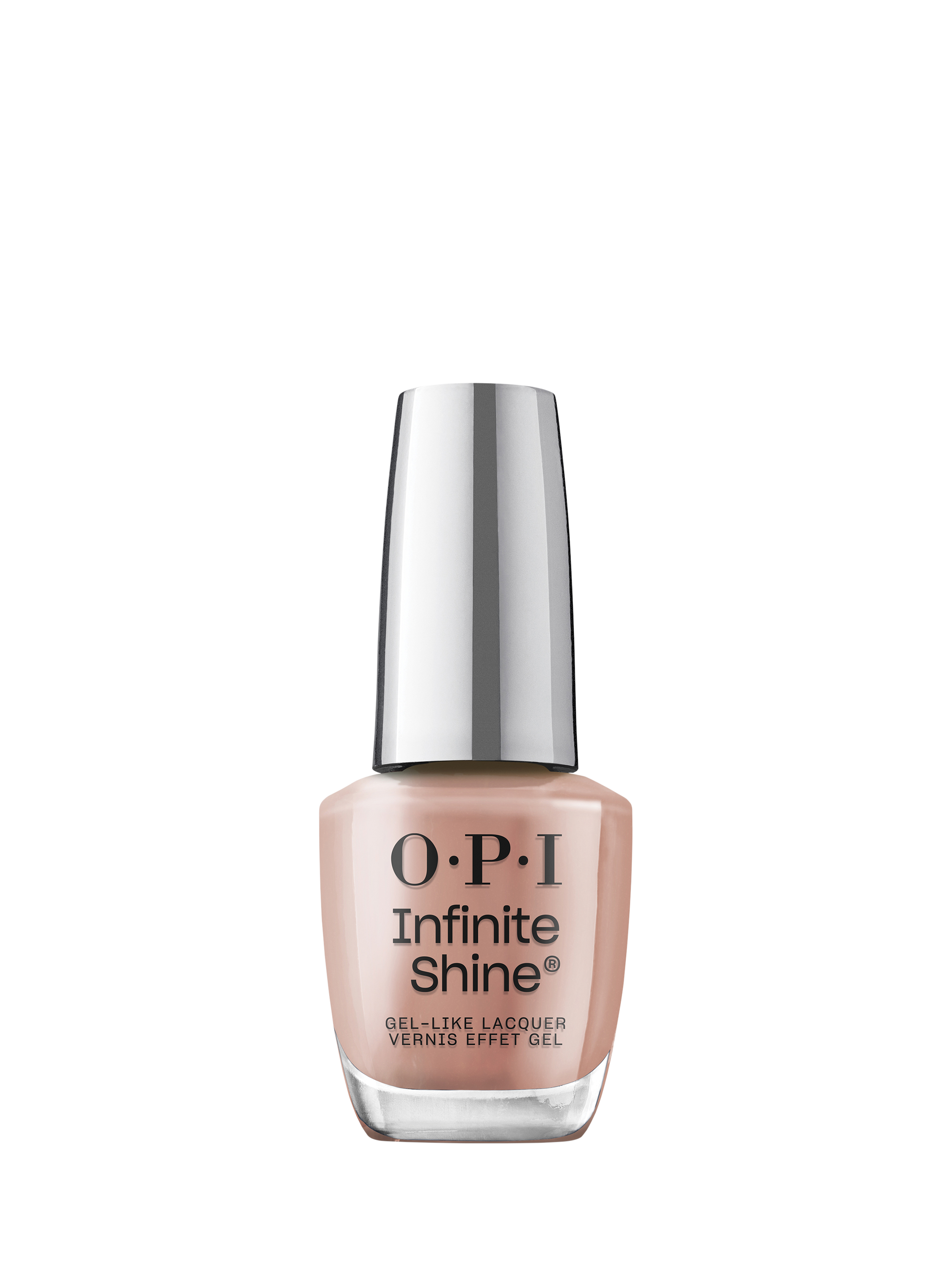 Product image 1 of 5, which shows OPI Infinite Shine Gel-Like Lacquer Nail Polish, Dulce de Leche 15ml