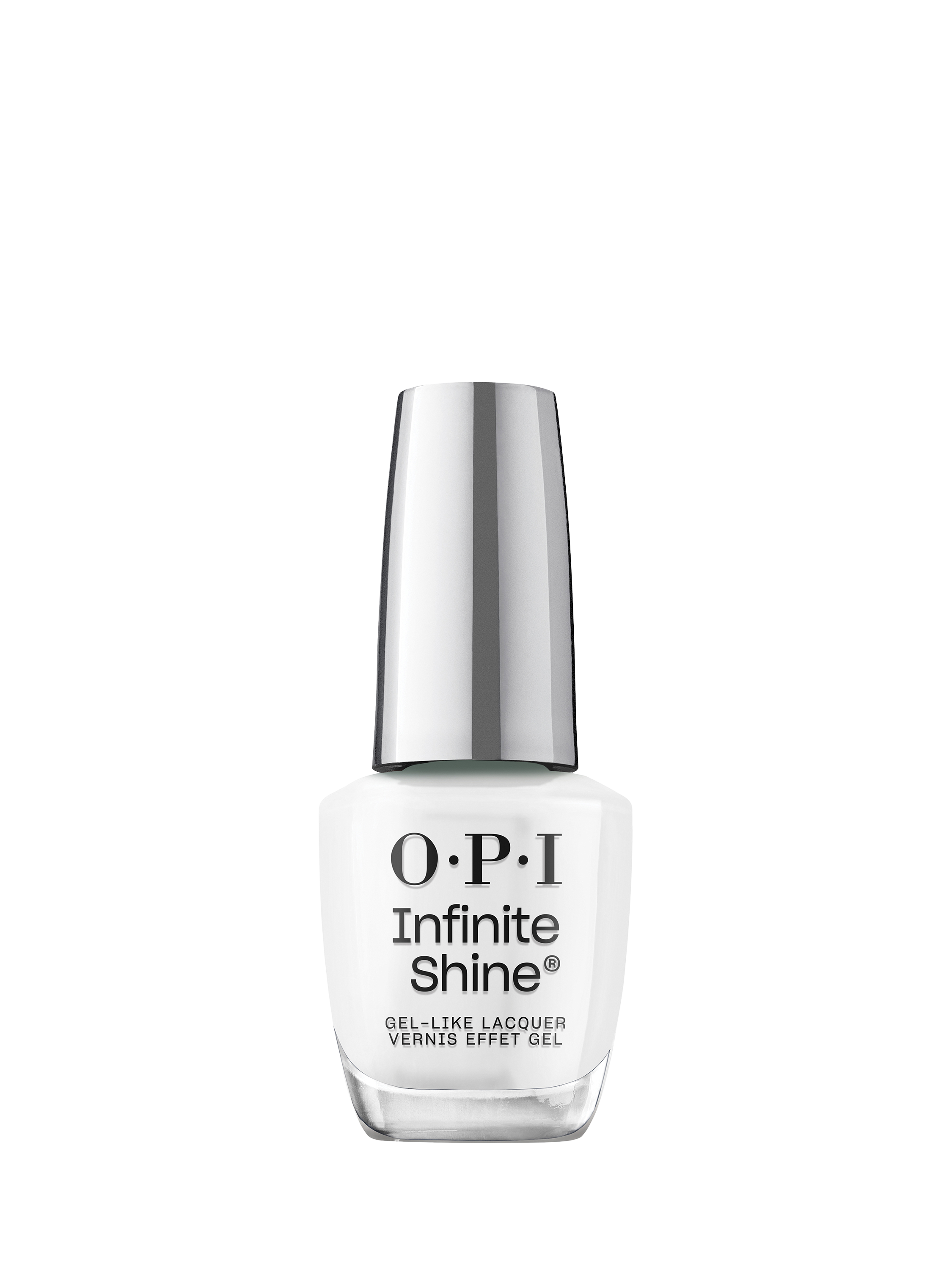 Product image 1 of 7, which shows OPI Infinite Shine Gel-Like Lacquer Nail Polish, Alpine Snow