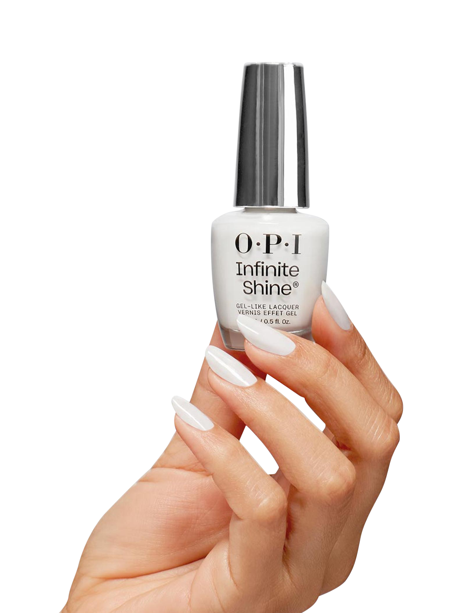 Product image 5 of 7, which shows OPI Infinite Shine Gel-Like Lacquer Nail Polish, Alpine Snow