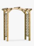 Zest Venus Wooden Garden Arch, Natural