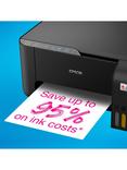 Epson EcoTank ET-2860 Three-In-One Wi-Fi Printer with High Capacity Integrated Ink Tank System, Black