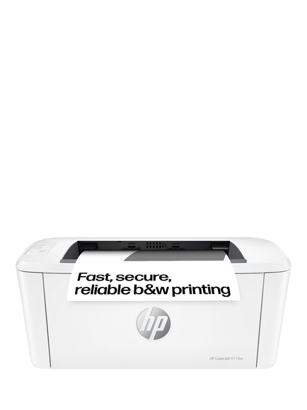 LaserJet M110w Wireless Mono Printer with Wi-Fi, White, White