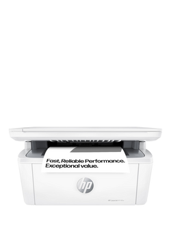 HP LaserJet M140w Wireless Multifunction Mono Printer with Wi-Fi, White, White
