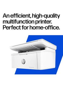 HP LaserJet M140w Wireless Multifunction Mono Printer with Wi-Fi, White - view 2, White