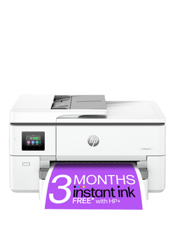 HP OfficeJet Pro 9720e All-in-One A3 Wireless Printer with Touch Screen, HP+ Enabled & HP Instant Ink Compatible, Light Cement, Light Cement