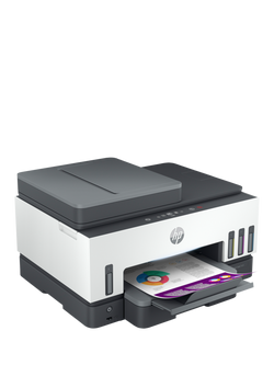 HP Smart Tank 7605 All-in-One Wireless Printer & Fax Machine, Light Basalt - view 2, Light Basalt