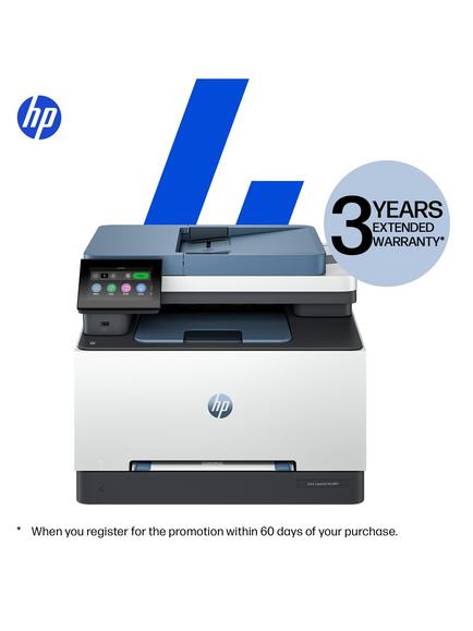 HP Laserjet Pro MFP3302FDW Wireless Colour Printer with Wi-Fi & Instant On Technology, White - view 2, White