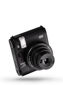 Fujifilm instax™ Mini 99 Instant Camera with Built-In Flash & Shoulder Strap, Black, Black
