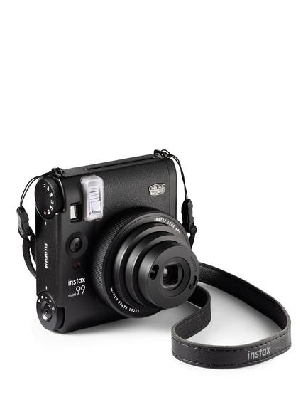 Fujifilm instax™ Mini 99 Instant Camera with Built-In Flash & Shoulder Strap, Black - view 2, Black