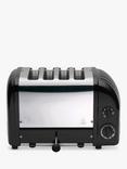 Dualit 4 Slice NewGen Classic Toaster, Black