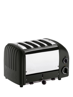 Dualit 4 Slice NewGen Classic Toaster, Black Matt