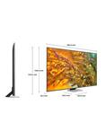 Samsung QE85Q80D (2024) QLED HDR 4K Ultra HD Smart TV, 85 inch with TVPlus & Dolby Atmos, Eclipse Silver