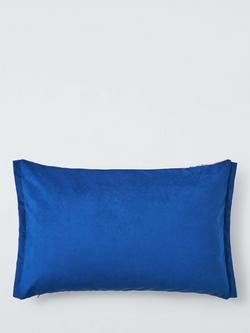 Morris & Co. Tulip and Bird Velvet Cushion - view 2, Amaranth