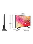 Samsung UE55DU7100 (2024) LED HDR 4K Ultra HD Smart TV, 55 inch with TVPlus, Black