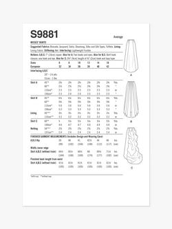 Simplicity Misses' Floor Length Skirts Sewing Pattern, S9881 - view 2, Multi