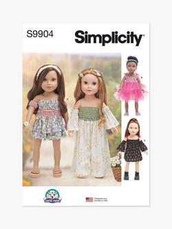 Simplicity 46cm Doll Clothes Sewing Pattern, S9904, Multi
