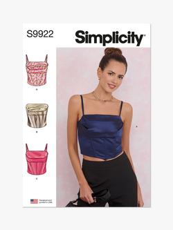 Simplicity Misses' Corsets Sewing Pattern, S9922, Multi
