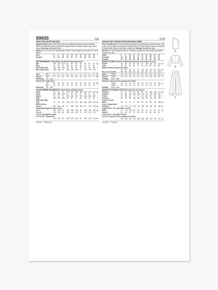 Simplicity Misses' Pants, Knit Top and Shrug Sewing Pattern, SS9925 - view 2, Multi