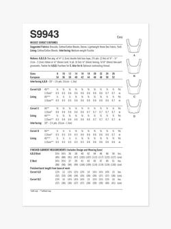 Simplicity Misses' Corset Costumes Sewing Pattern, S9943 - view 2, Multi