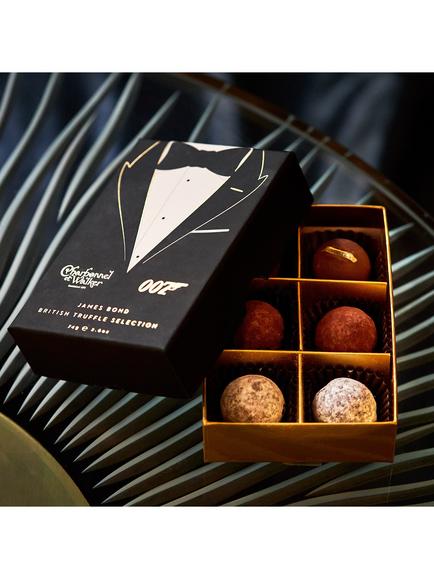 Charbonnel et Walker James Bond Tuxedo Truffles, 74g - view 2, Multi