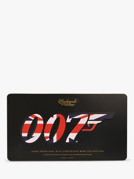 Charbonnel et Walker James Bond Mini Milk Chocolate Slims, 270g, Multi
