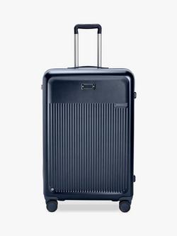 Briggs & Riley Hard Shell 4-Wheel Spinner 76cm Expandable Large Suitcase, 131L, Navy