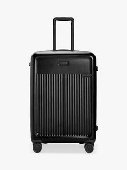 Briggs & Riley Hard Shell 4-Wheel Spinner 69cm Expandable Medium Suitcase, 104L, Black