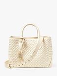 Aspinal of London Slot Weave Leather London Midi Tote Bag