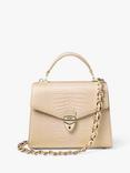 Aspinal of London Midi Mayfair Reptile Effect Cross Body Bag