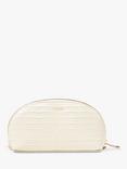 Aspinal of London Small Croc Effect Leather Makeup Bag