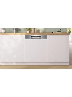 Bosch Series 2 SMI2HTS02G Semi Integrated Dishwasher, Stainless Steel - view 2, Stainless Steel