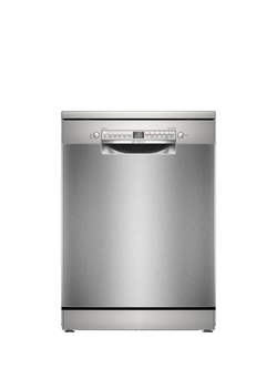 Bosch Series 2 Freestanding Dishwasher, SMS2HVW67G, SMS2HVI67G, Silver Inox