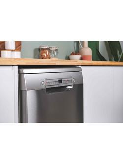Bosch Series 2 Freestanding Dishwasher, SMS2HVW67G, SMS2HVI67G - view 2, Silver Inox