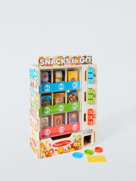 Melissa & Doug Wooden Vending Machine Toy, Multi