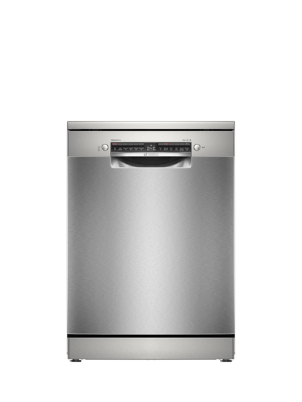 Bosch Series 4 Freestanding Dishwasher, SMS4EKW06G, SMS4EKI06G, Silver Inox