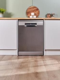 Bosch Series 4 Freestanding Dishwasher, SMS4EKW06G, SMS4EKI06G - view 2, Silver Inox