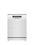 Bosch Series 4 SMS4EKW06G Freestanding Dishwasher, White