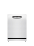 Bosch Series 6 SMS6ZCW10G Freestanding Dishwasher, White