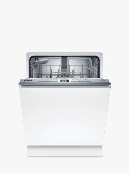 Bosch Series 4 SMV4EAX23G Integrated Dishwasher, Stainless Steel, Stainless Steel