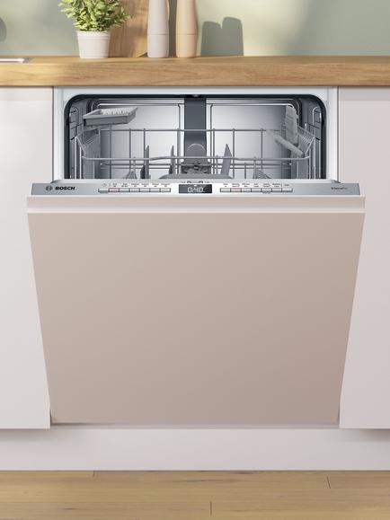 Bosch Series 4 SMV4EAX23G Integrated Dishwasher, Stainless Steel - view 2, Stainless Steel