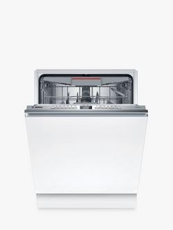 Bosch Series 4 SMV4ECX23G Integrated Dishwasher, Stainless Steel, Stainless Steel