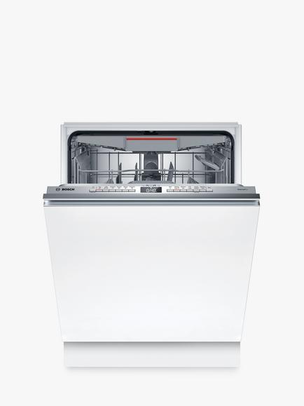 Bosch Series 4 SMV4ECX23G Integrated Dishwasher, Stainless Steel, Stainless Steel
