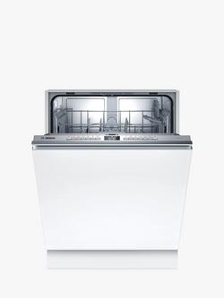 Bosch Series 4 SMV4HTX00G Fully Integrated Dishwasher, Stainless Steel, Stainless Steel