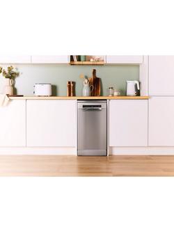 Bosch Series 4 Freestanding Slimline Dishwasher, SPS4HMW49G, SPS4HMI49G - view 2, Silver Inox