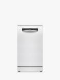 Bosch Series 4 SPS4HMW49G Freestanding Slimline Dishwasher, White