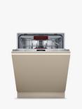 Neff N50 S155HVX00G Fully Integrated Dishwasher, Stainless Steel