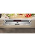 Neff N50 S155HVX00G Fully Integrated Dishwasher, Stainless Steel