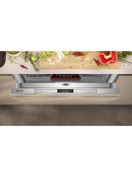 Neff N50 S155HVX00G Fully Integrated Dishwasher, Stainless Steel - view 2, Stainless Steel