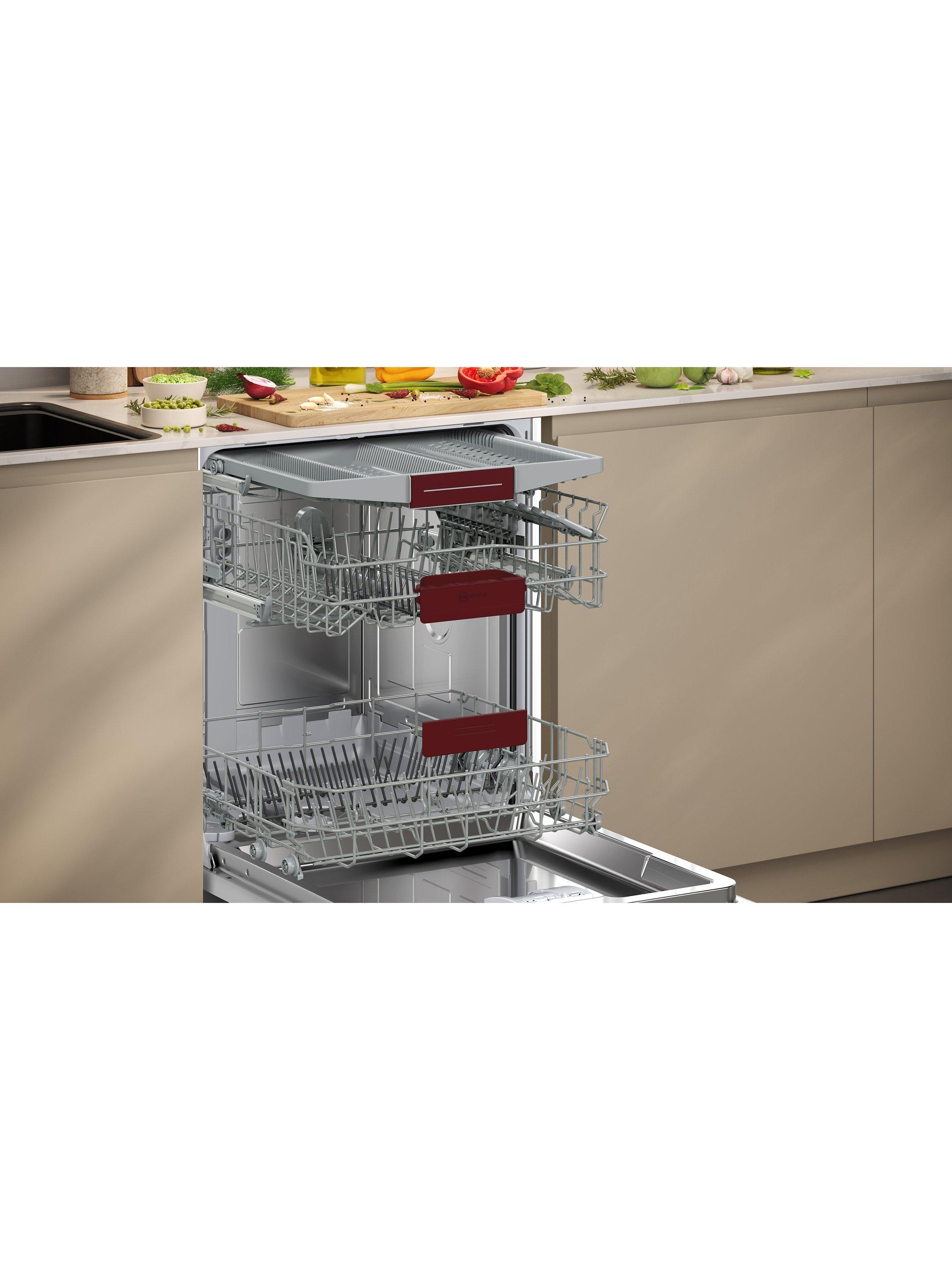 Neff N50 S155HVX00G Fully Integrated Dishwasher Stainless Steel