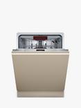 Neff N70 S187ZCX03G Fully Integrated Dishwasher with Zeolith Drying, Stainless Steel